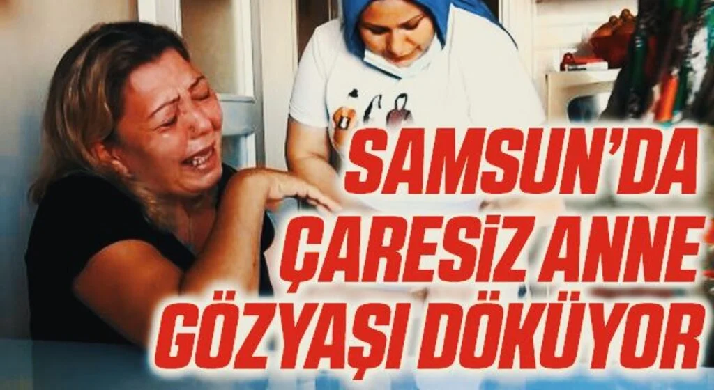 Çaresiz anne gözyaşı döküyor