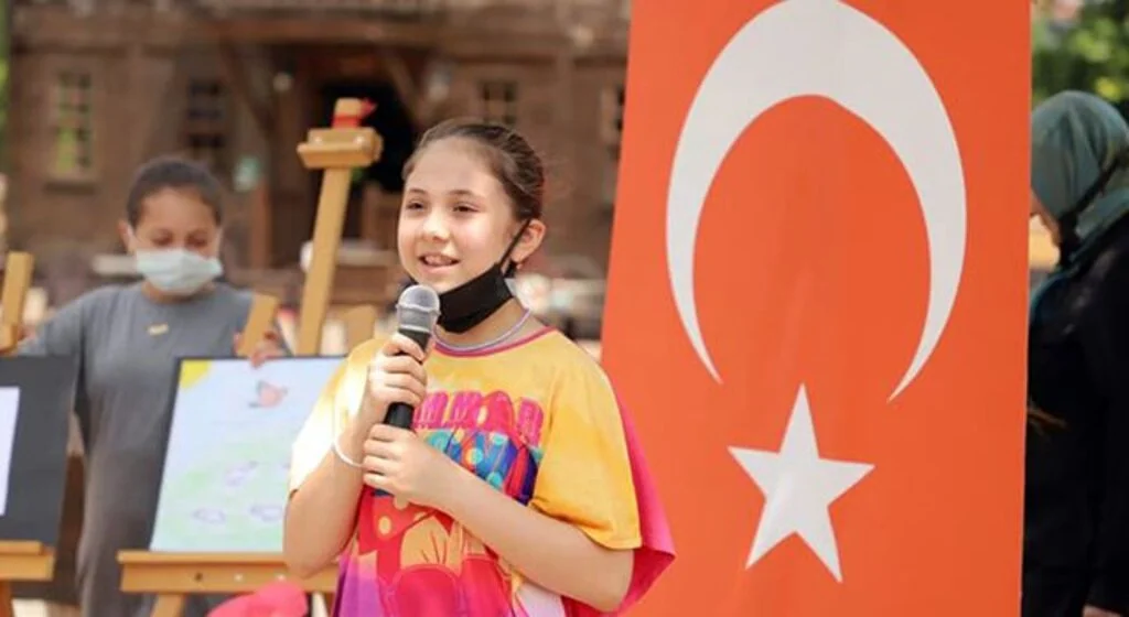 Çarşambalı öğrenciler masal anlattı
