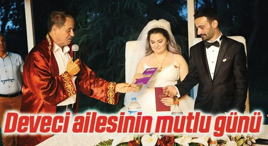 Deveci ailesinin mutlu günü