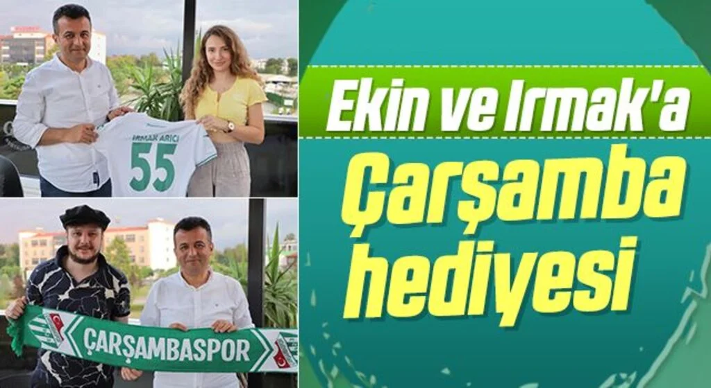 Ekin Uzunlar ve Irmak Arıcı'ya Çarşamba hediyesi