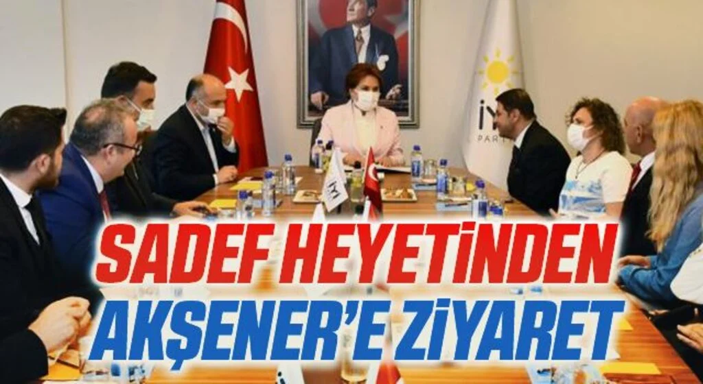 İYİ Parti Genel Başkanı Meral Akşener, SAMDEF Yönetim Kurulunu kabul etti