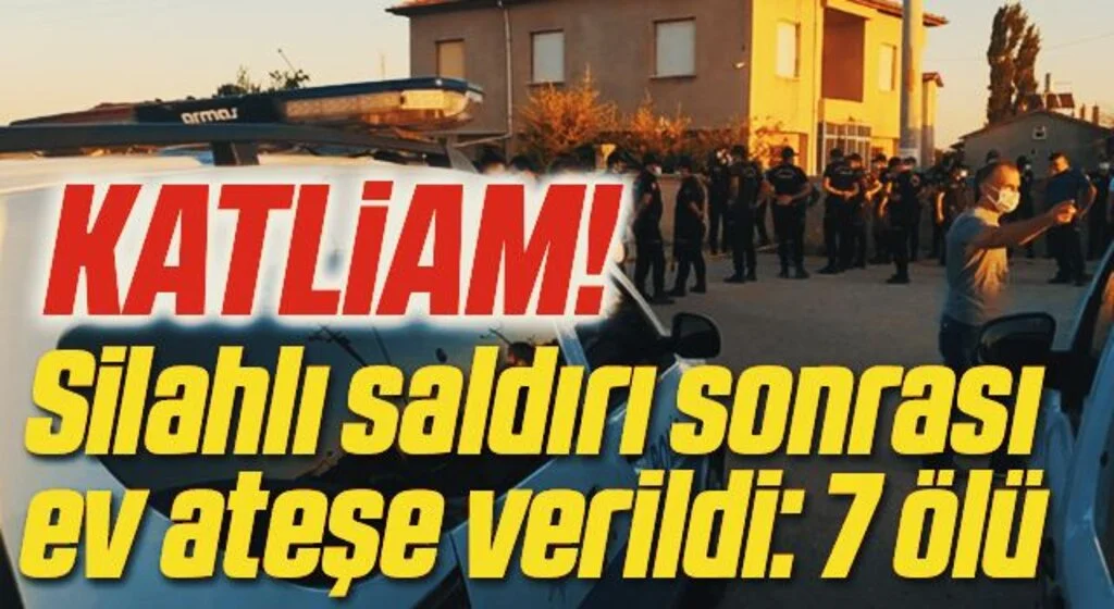 KATLİAM! Silahlı saldırı sonrası ev ateşe verildi: 7 ölü