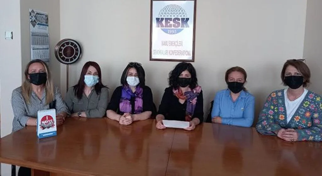 KESK'li kadınlar grevli sözleşme istedi