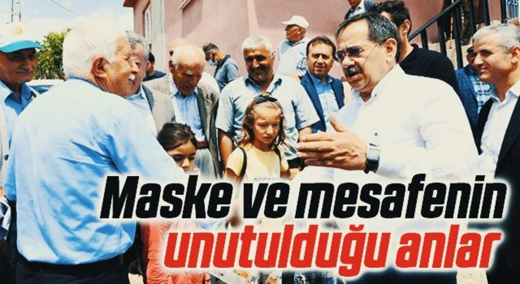 Maske ve mesafenin unutulduğu anlar 