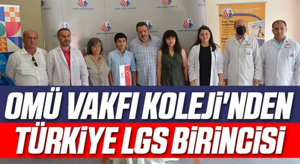 OMÜ Vakfı Koleji'nden Türkiye LGS birincisi