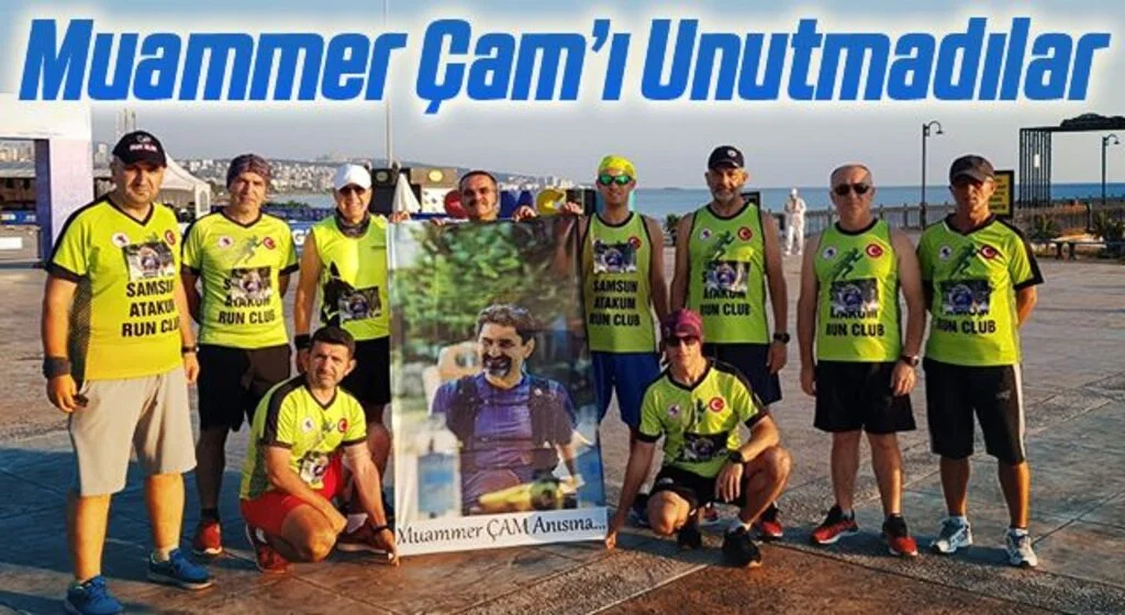 Samsun Atakum Run Club ailesi Muammer Çam'ı unutmadı