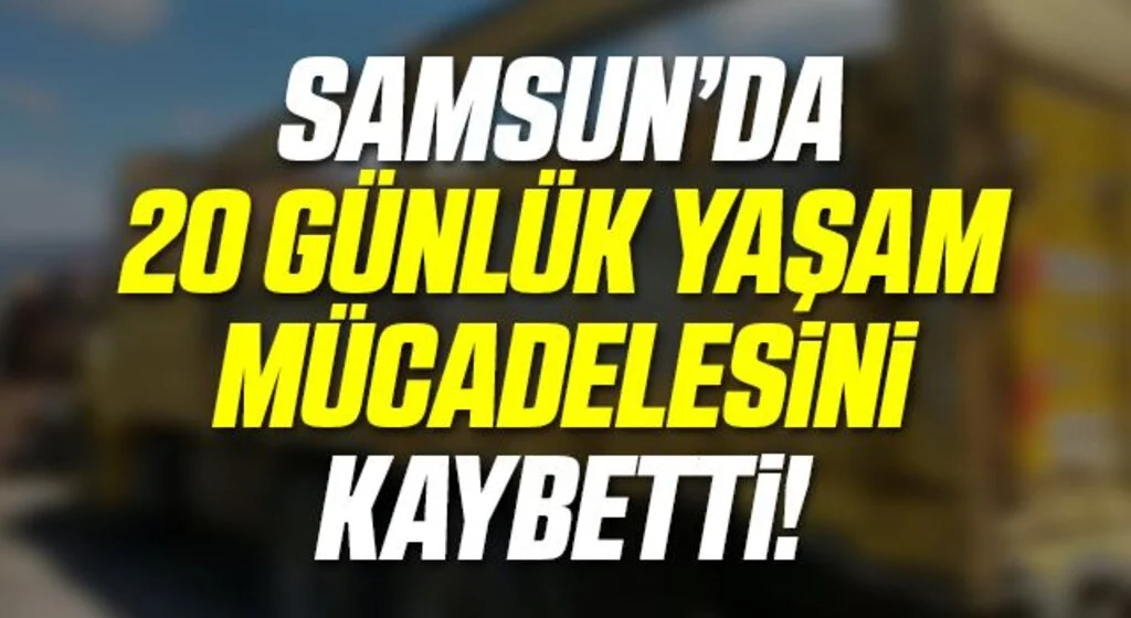 Samsun Kamyonun üzerinden düşen şoför hayatını kaybetti
