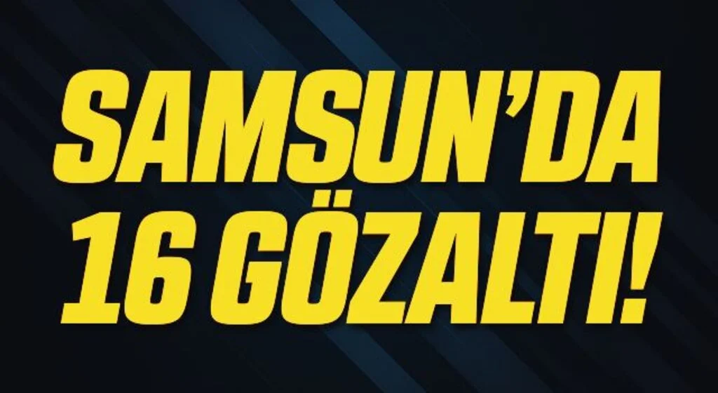 Samsun'da 105 bin kök kenevir bitkisi ele geçirildi: 16 gözaltı