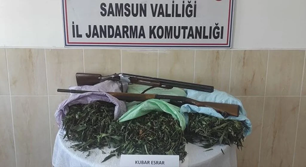 Samsun'da 13 bin 240 gram esrar ele geçirildi