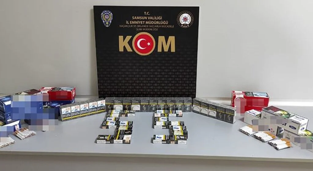 Samsun'da 2 bin 320 adet doldurulmuş sigara ele geçirildi