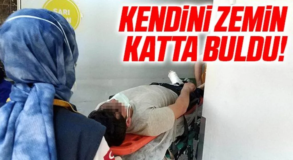 Samsun'da 3. katın balkonundan düşen genç ölümden döndü