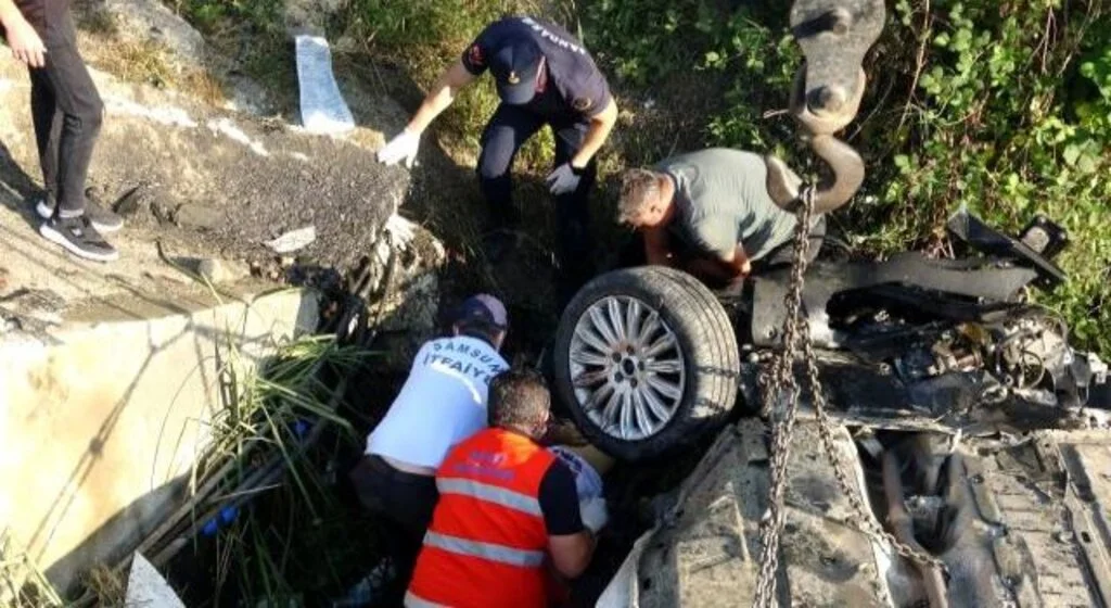 Samsun'da Bayram Tatili dönüşü facia! 3 ölü 2 yaralı