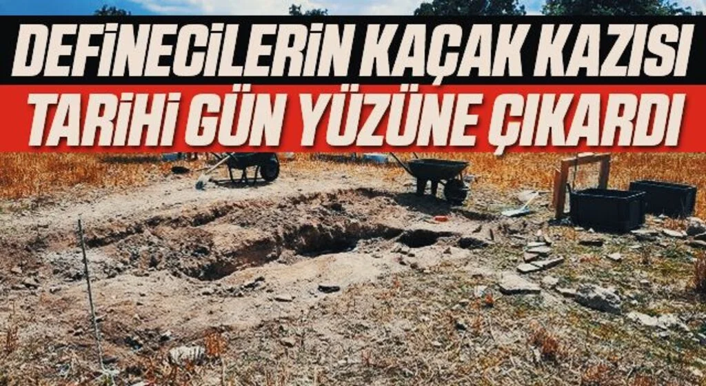Samsun'da Definecilerin kaçak kazısı tarihi gün yüzüne çıkardı