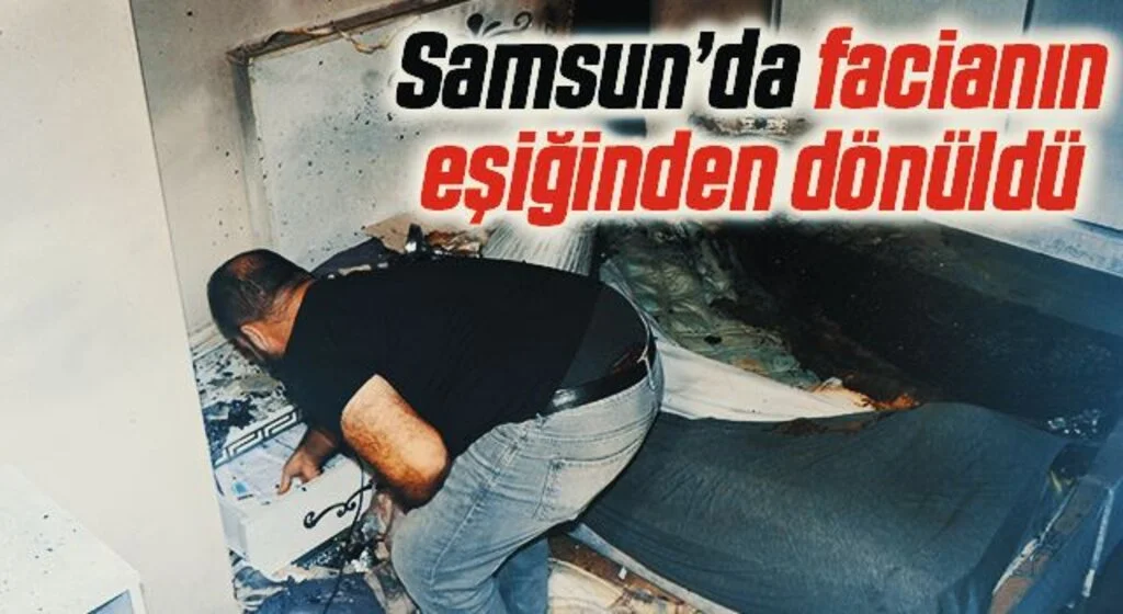 Samsun'da facianın eşiğinden dönüldü