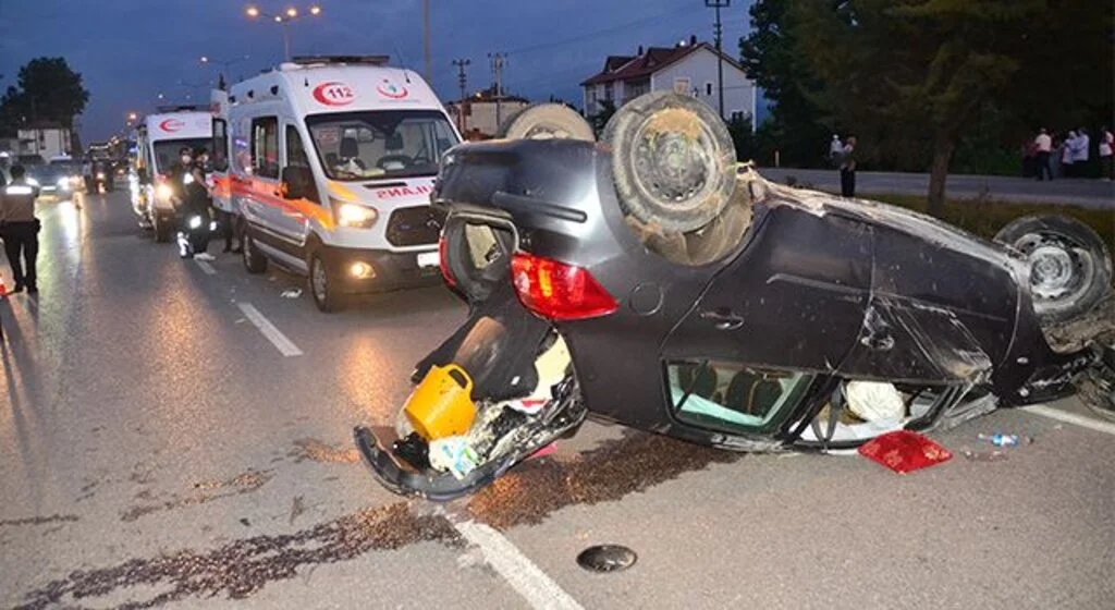 Samsun'da Feci Kaza! 2'si Ağır 3 Yaralı