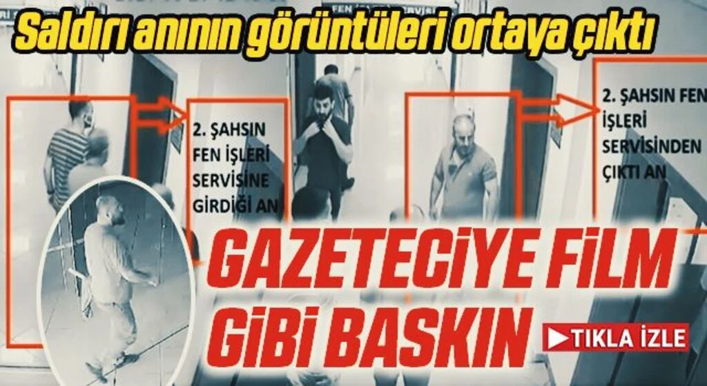 Samsun'da Gazeteciye Film Gibi Baskın! Saldırı Anının Görüntüleri Ortaya Çıktı
