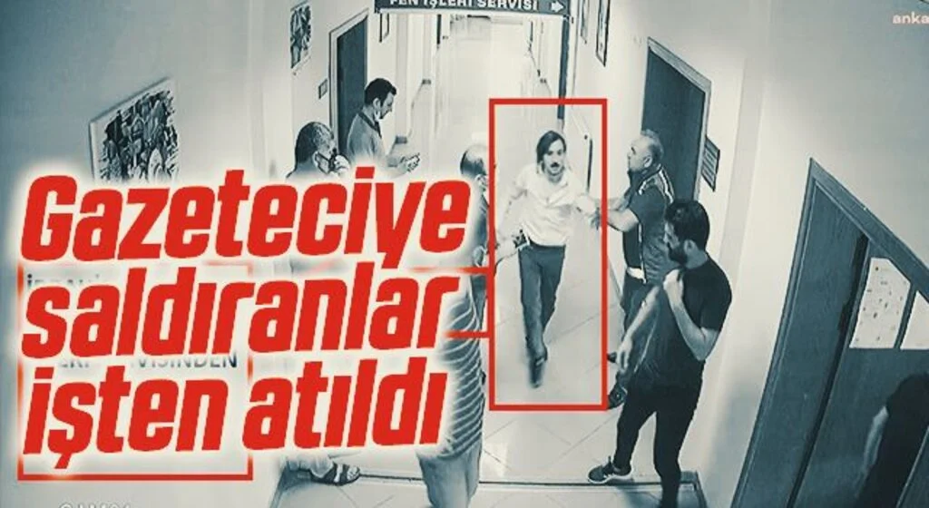 Samsun'da Gazeteciye saldıranlar işten atıldı