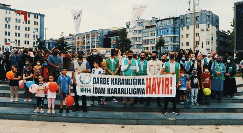 Samsun'da Gençlerden Mısır'daki idam cezalarına tepki