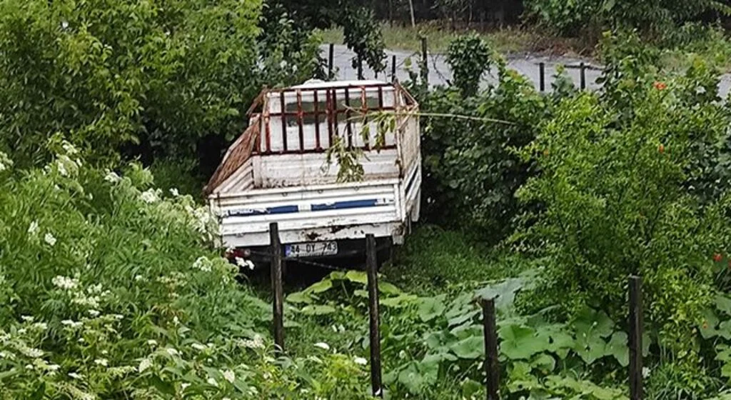 Samsun'da Kamyonet takla attı: 1 yaralı