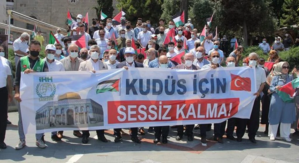 Samsun’da Kudüs için eylem