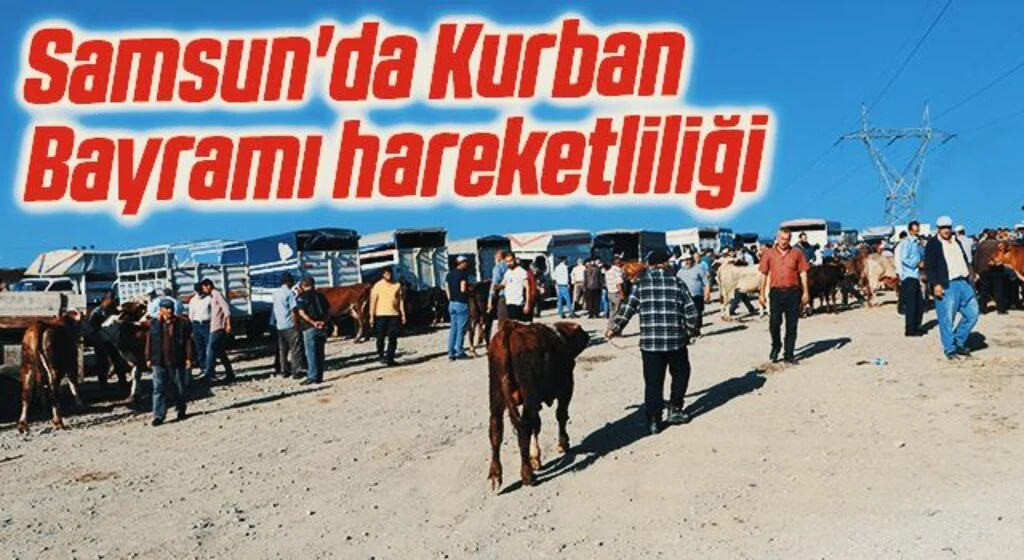 Samsun'da Kurban Bayramı hareketliliği yaşanıyor