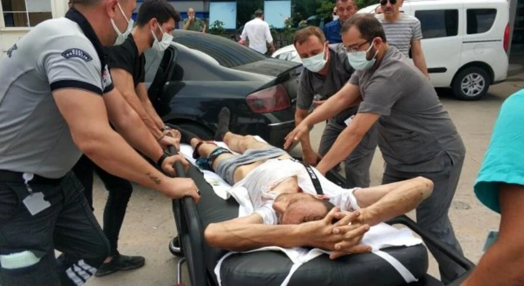 Samsun'da Kurban kesenlere silahlı saldırı: 2 yaralı