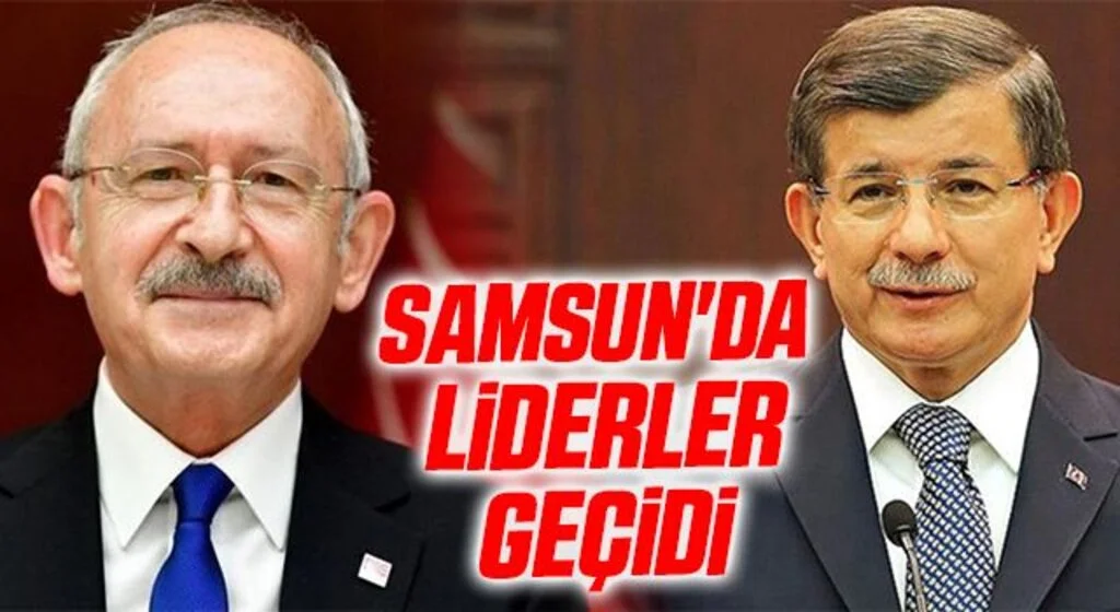 Samsun'da Liderler Geçidi