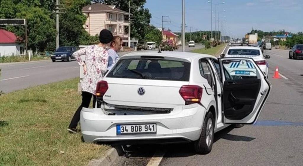 Samsun'da trafik kazası: 2 yaralı
