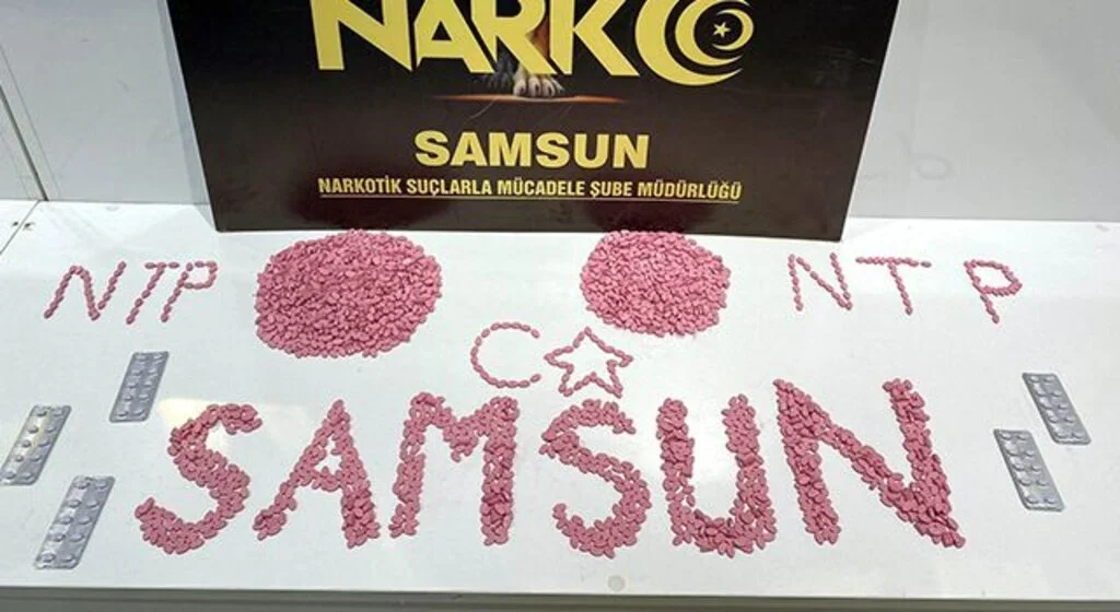 Samsun'da uyuşturucu hapla yakalanan bir kişi gözaltına alındı