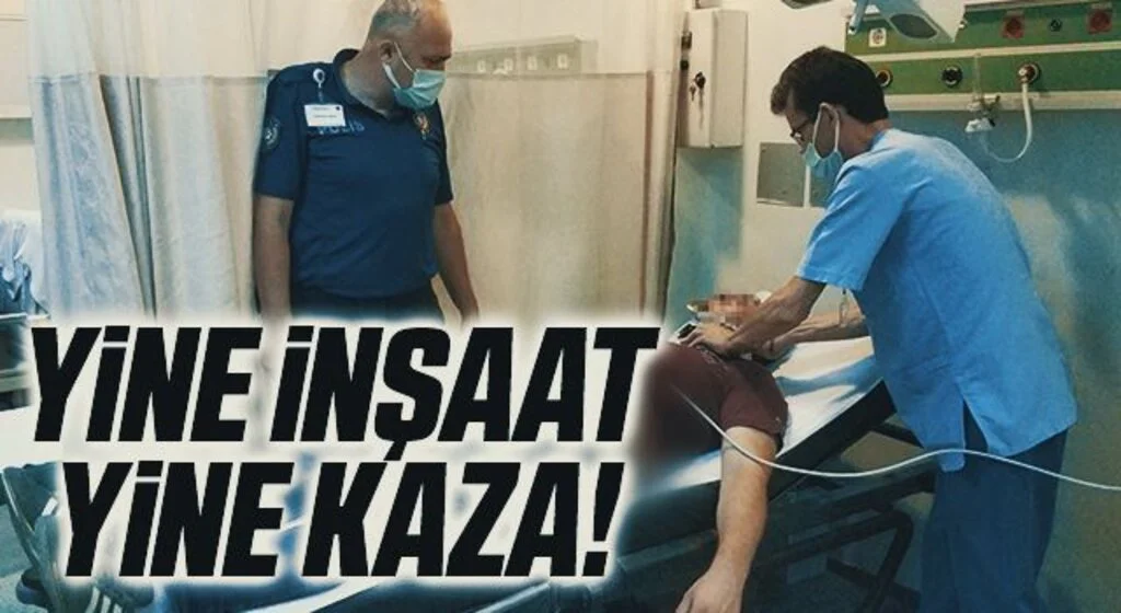 Samsun'da Yine inşaat yine kaza!