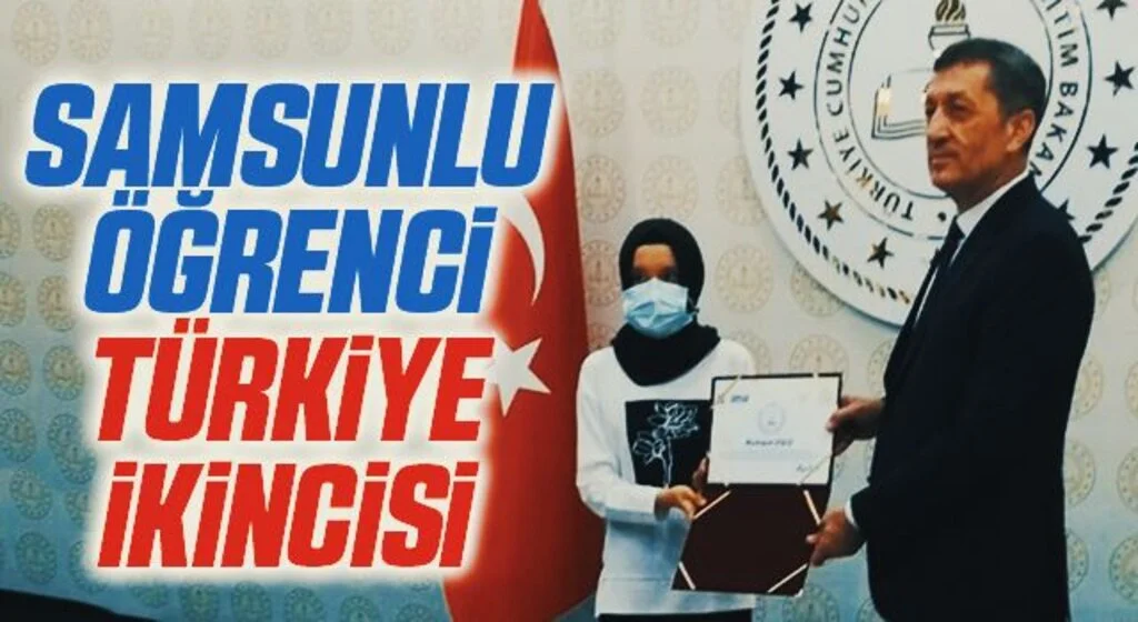 Samsunlu Öğrenci Türkiye İkincisi