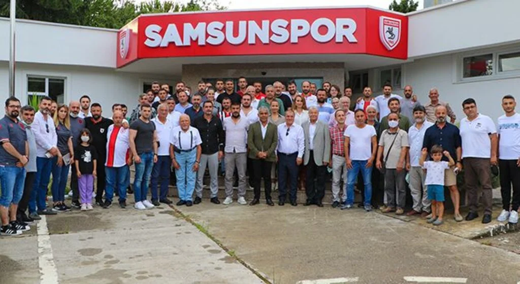 Samsunspor'da bayramlaşma gerçekleşti