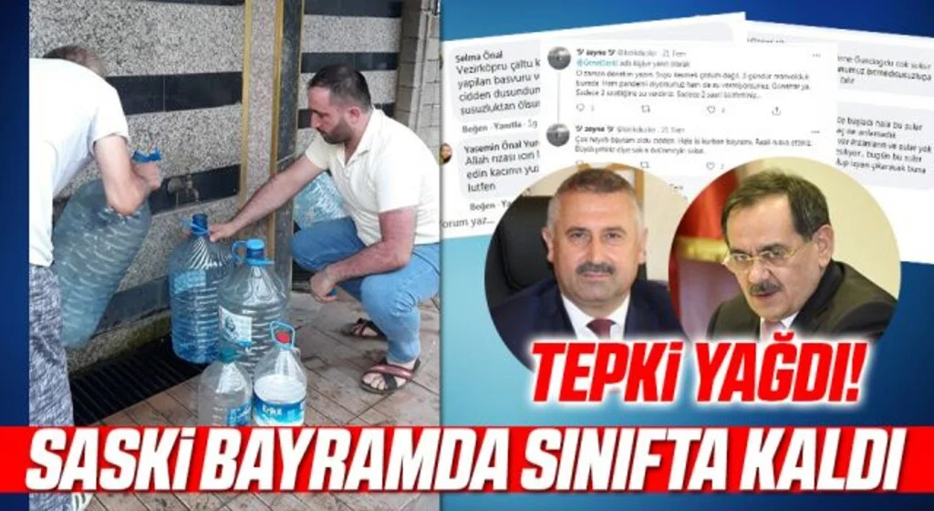 SASKİ Bayramda Sınıfta Kaldı! Tepki Yağdı