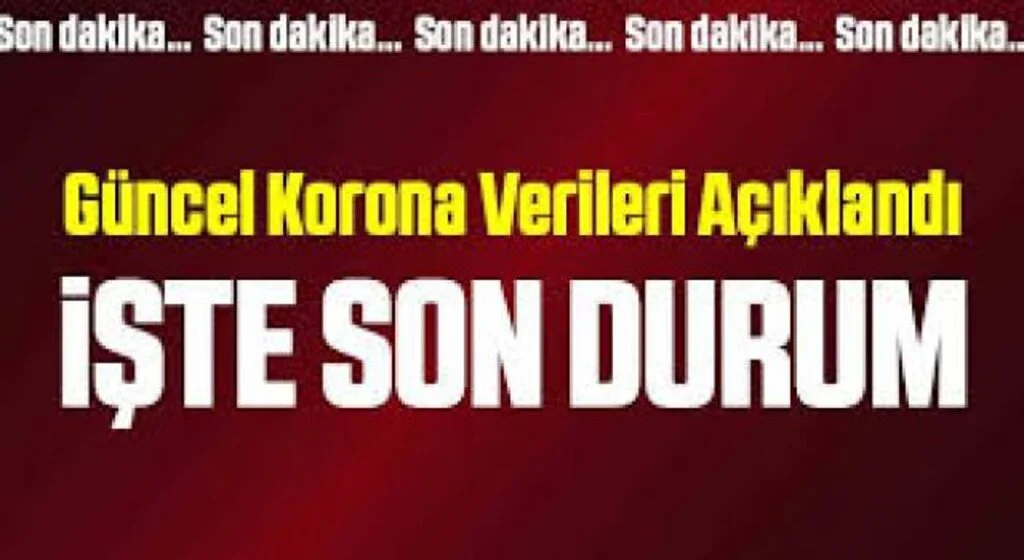 Son Dakika: 20 Temmuz koronavirüs tablosu açıklandı