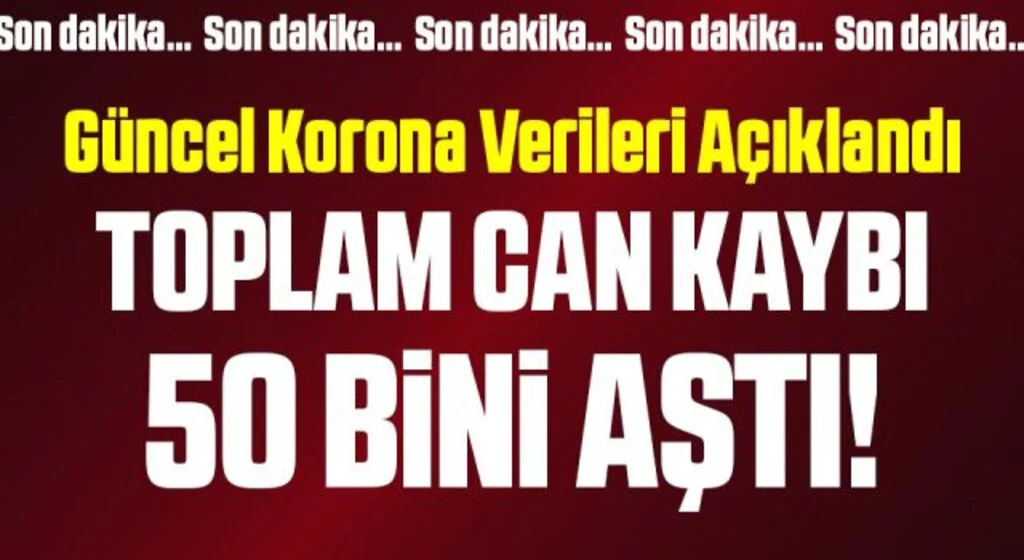 Son Dakika: 7 Temmuz koronavirüs tablosu açıklandı