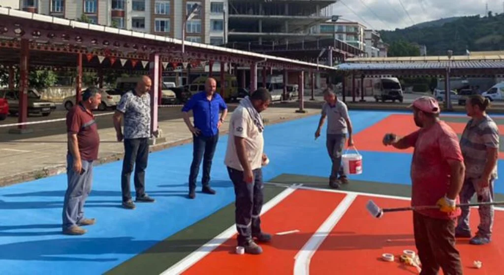Tekkeköy Belediye Başkanı Hasan Togar Mini Kompleksi İnceledi