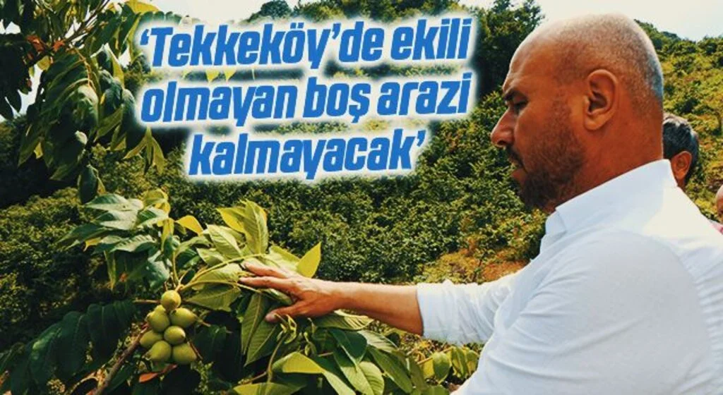 Tekkeköy Belediye Başkanı Hasan Togar: Tekkeköy’de ekili olmayan boş arazi kalmayacak