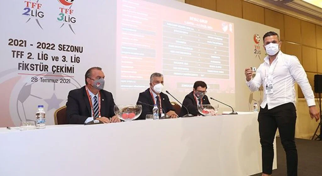 TFF 2. ve 3. Lig'de 2021-2022 sezonu fikstürü çekildi