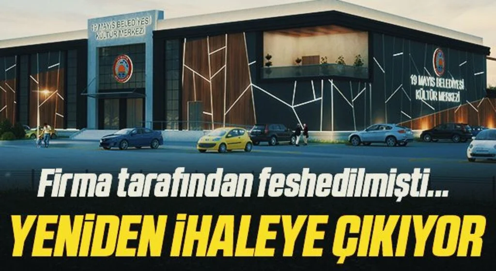19 Mayıs Kültür Merkezi yeniden ihaleye çıktı