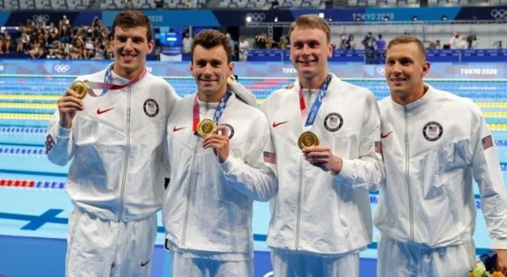 4x100 Metre Serbest Bayrak Yarışında Altın Madalyanın Sahibi ABD Oldu