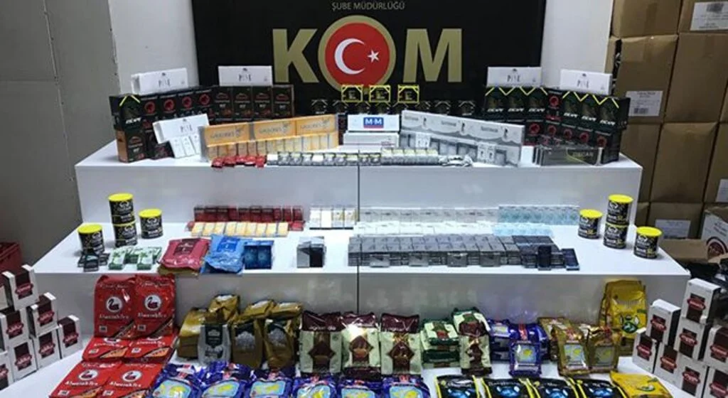 608 paket kaçak  sigara yakalandı