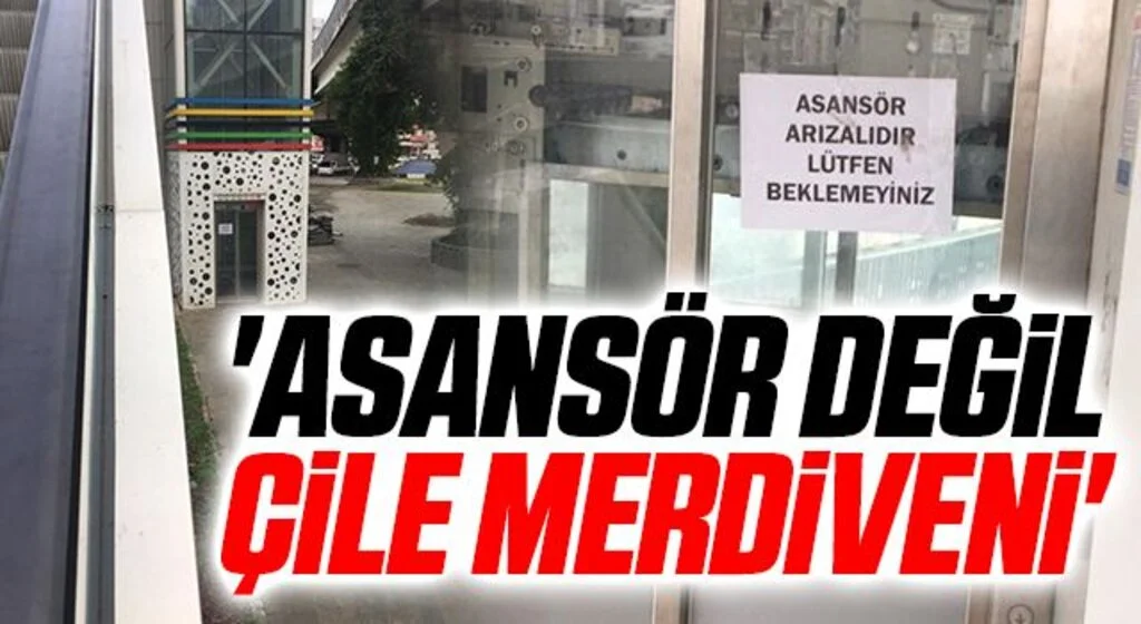 'Asansör değil çile merdiveni'
