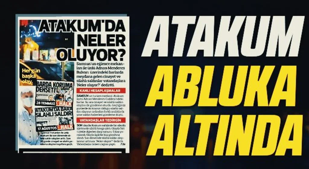 Atakum abluka altında