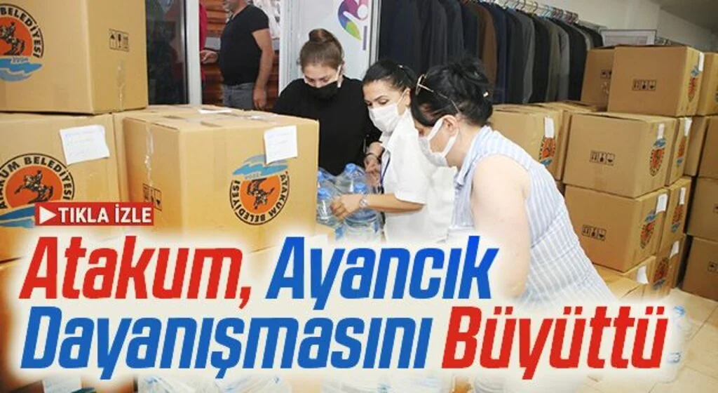 Atakum Ayancık halkının yanında 