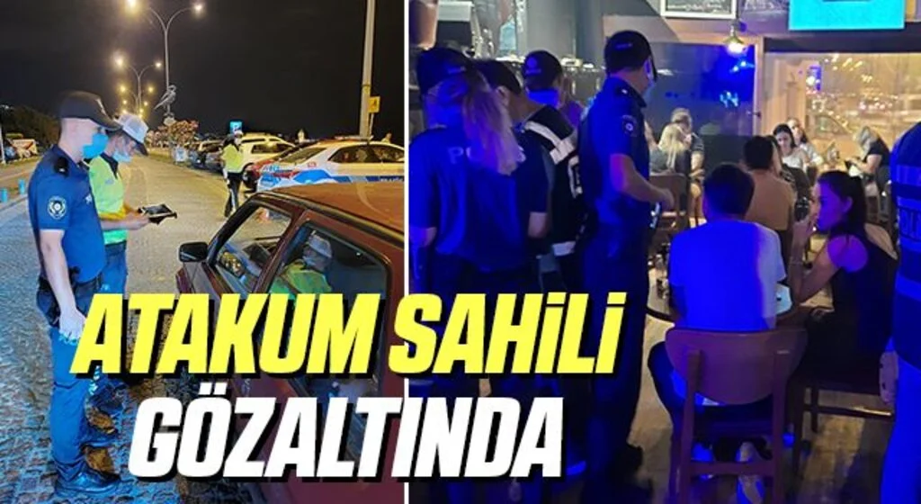 Atakum sahili gözaltında