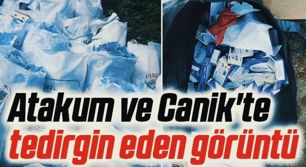 Atakum ve Canik'te tedirgin eden görüntü