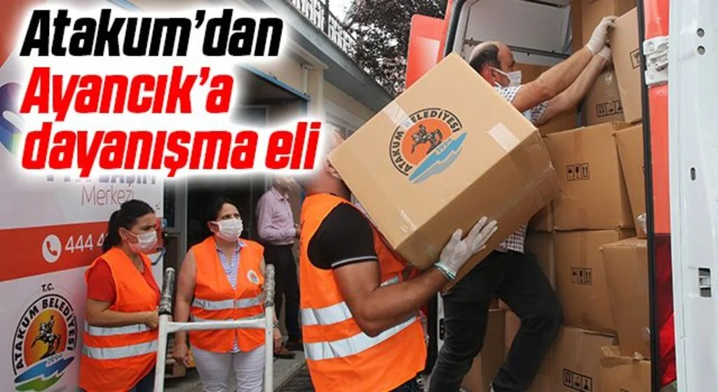 Atakum’dan Ayancık’a dayanışma eli