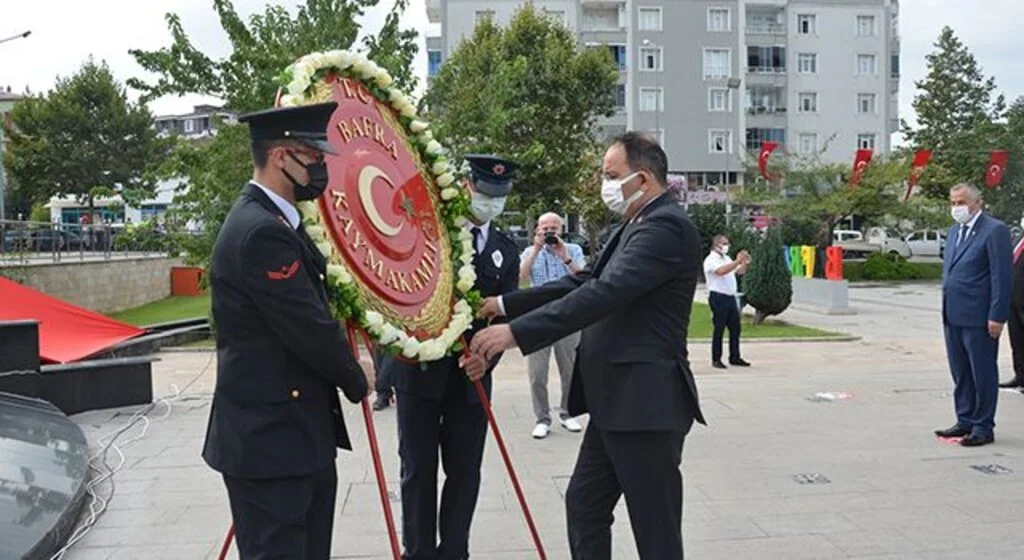 Bafra'da 30 Ağustos Zafer Bayramı kutlandı