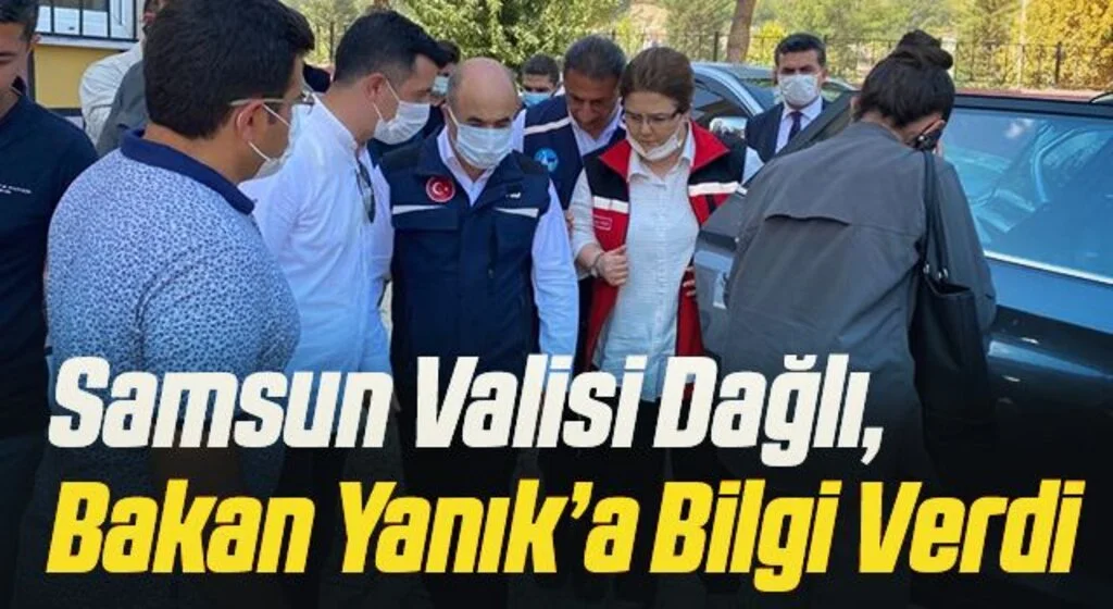 Bakan Yanık, Samsun Valisi Dağlı'dan Çalışmalar Hakkında Bilgi Aldı