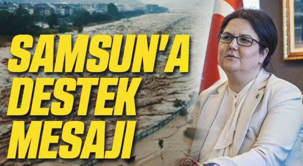 Bakan Yanık'tan Samsun'a destek mesajı